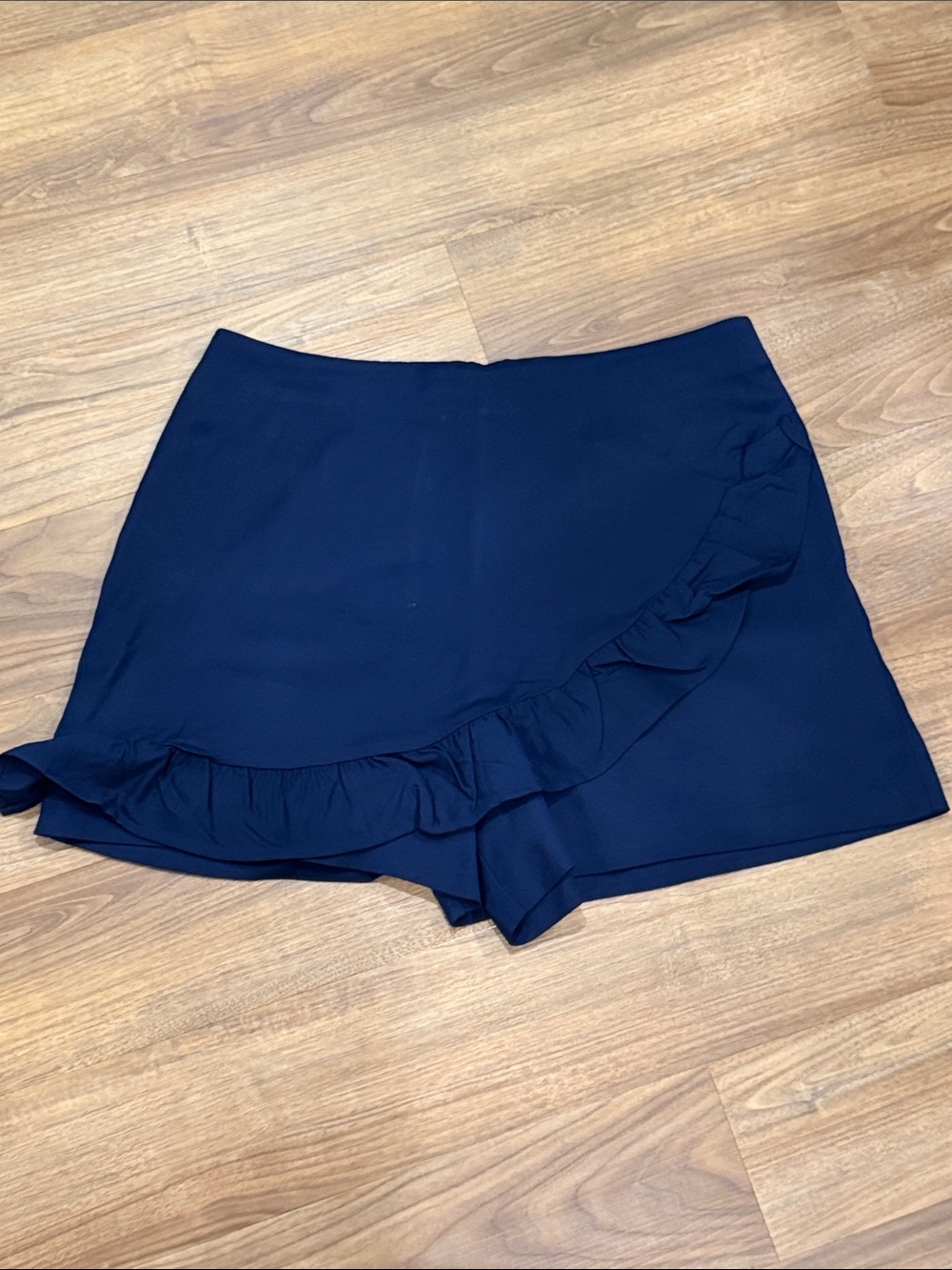 Lilly Pulitzer Navy Ruffle Wrap Skort